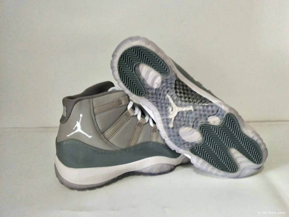 Ad 11 Retro Jordan Cool 378037-001 Grey  0401